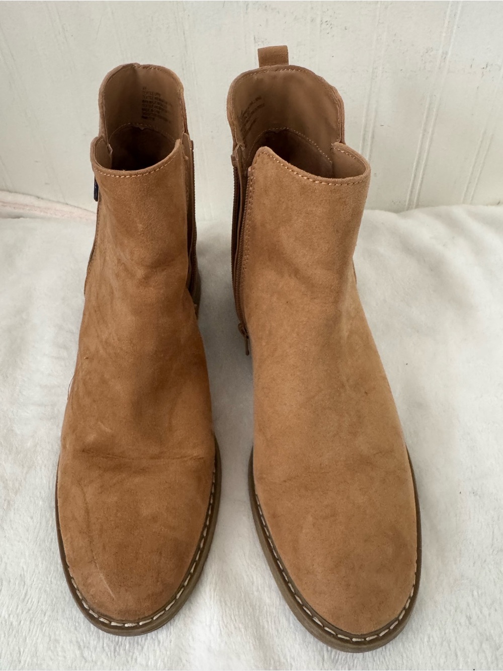 Universal Thread Women's Suede Ankle Booties - Brown